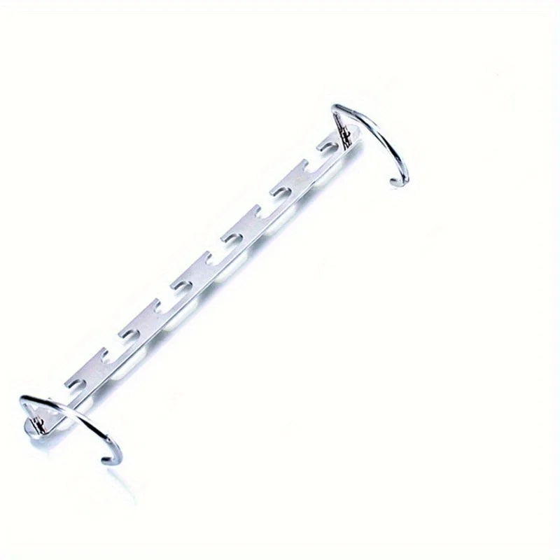 6-Hole Metal Coat Hanger – Space-Saving Closet Organizer Coat Hanger Organizer Axl 1pc
