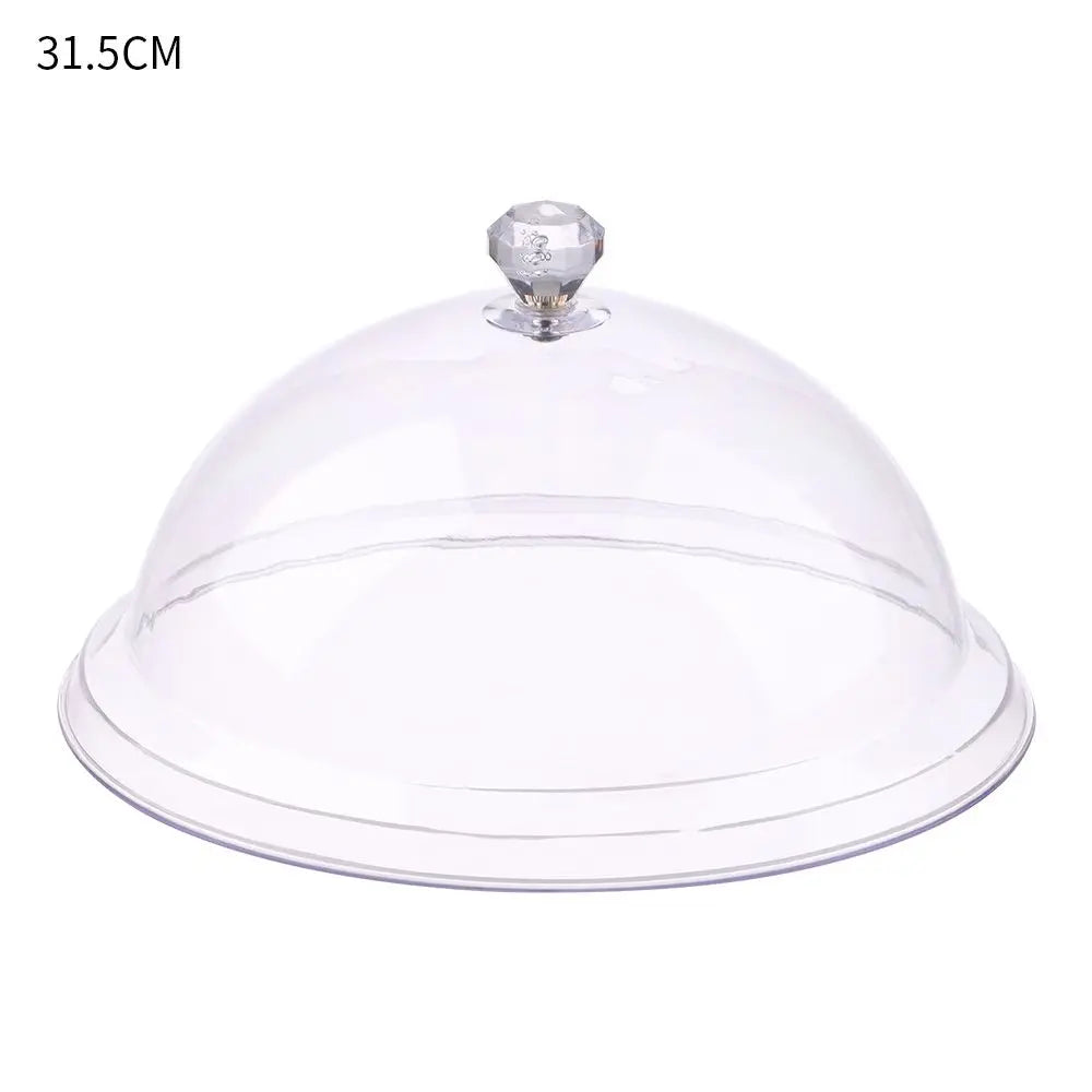 Round Plastic Cake Dome Cover – Dust-Proof Food Display Lid Food Dome Cover Axl 31.5CM
