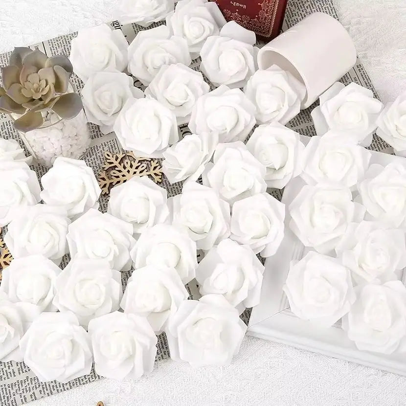 PE Foam Rose Heads – Artificial Flowers for Wedding & Home Decor Artificial Flower Heads Axl