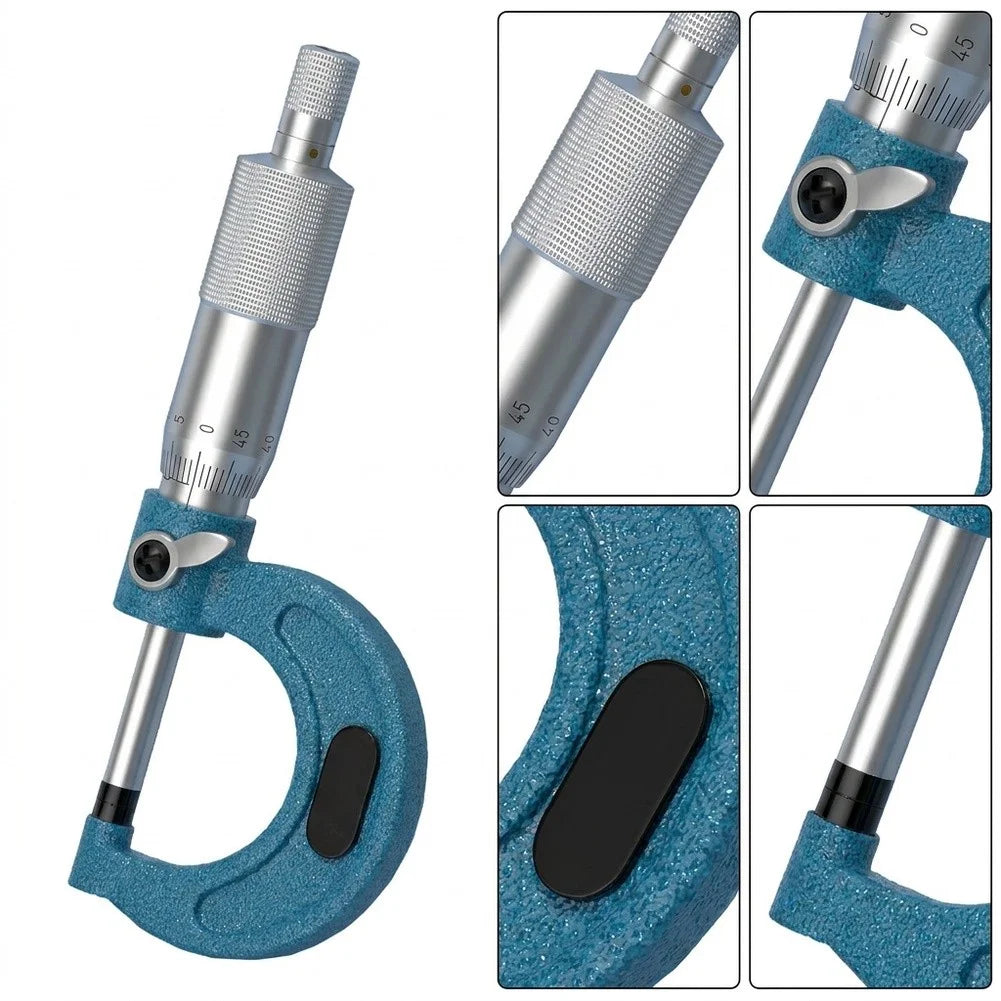 Outside Micrometer 0–25mm 0.01mm Precision Measuring Tool Outside Micrometer Axl