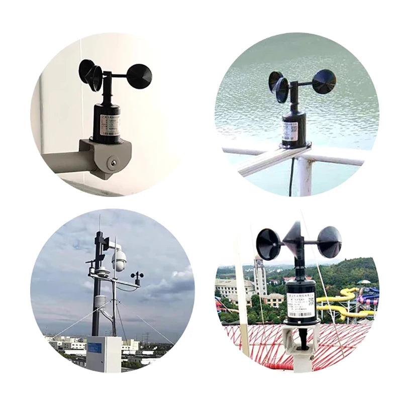 ABS Plastic Anemometer Shell – Wind Sensor Replacement Cup Anemometer Replacement Shell Axl