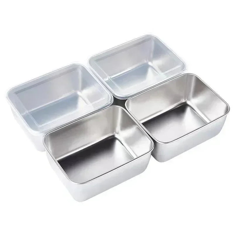 Stainless Steel Food Storage Container | Fridge & Freezer Box Food Storage Container Axl
