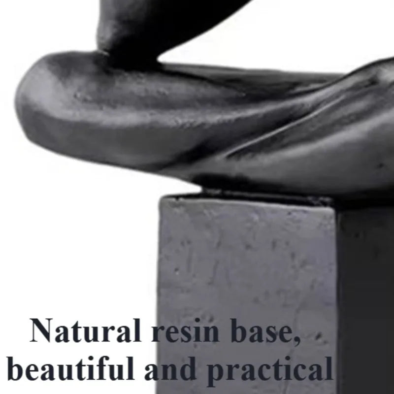 Abstract Resin Sculpture Figurine – Modern Luxury Home Décor Decorative Sculpture Axl