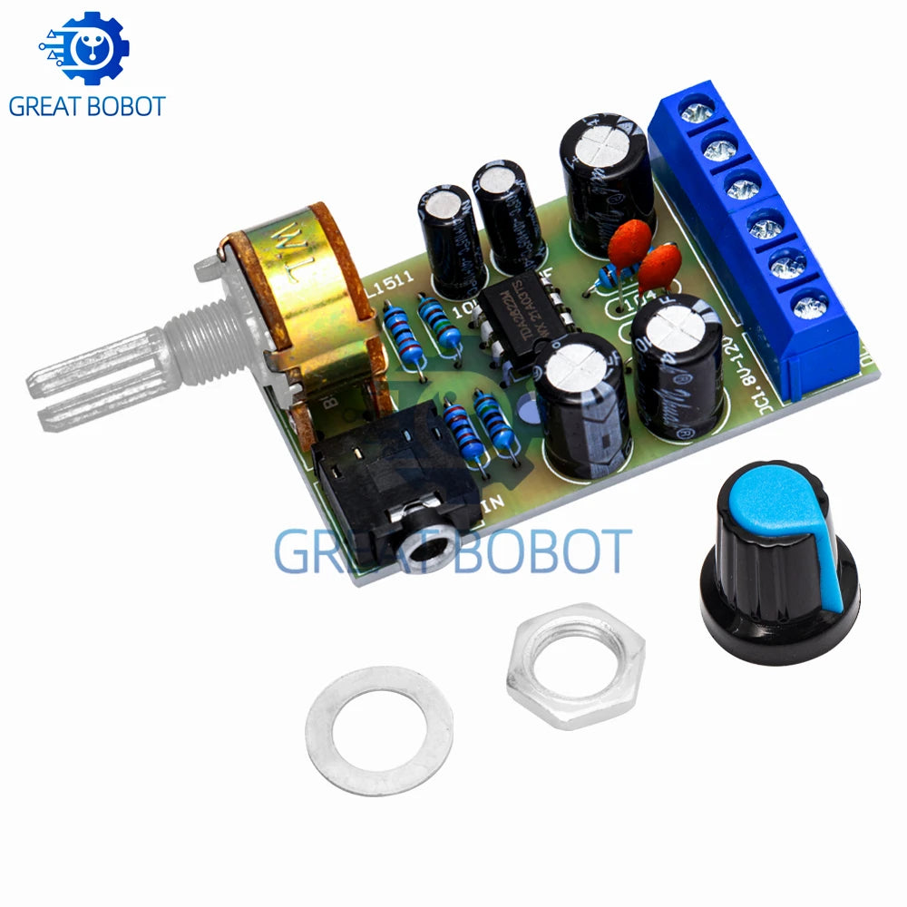 TDA2822M Stereo Audio Amplifier Board – Dual Channel AMP Module Audio Amplifier Board Axl