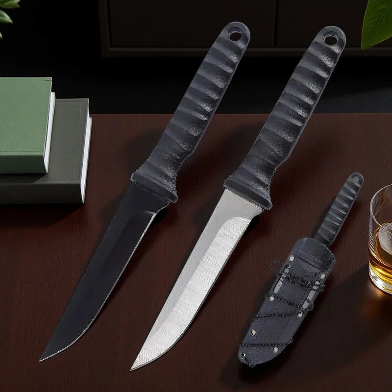 Outdoor Fixed Blade Camping Knife – Stainless Steel & Sheath Fixed Blade Knife Axl