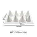 8-Grid Christmas Tree Silicone Mold – Chocolate, Candle & Fondant Silicone Baking Mold Axl A