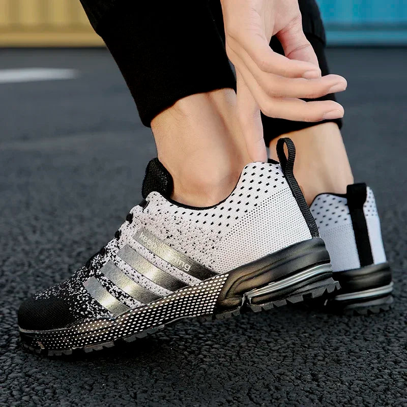 Men's Breathable Mesh Sneakers – Anti-Slip Casual Running Shoes Men's Running Sneakers Axl