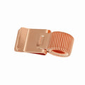 Retro Metal Spring Pen Clip – Notebook Pen Holder Pen Clip Holder Axl Rose Gold