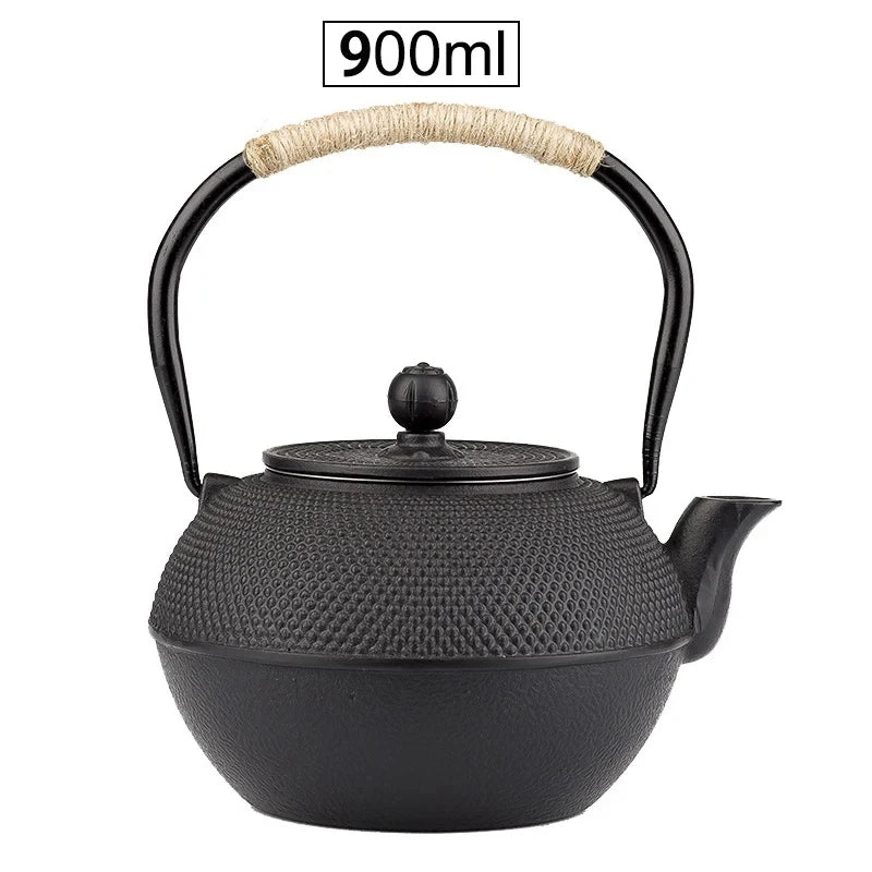 KEMORELA Japanese Cast Iron Teapot with Stainless Infuser Cast Iron Teapot Axl 900ML