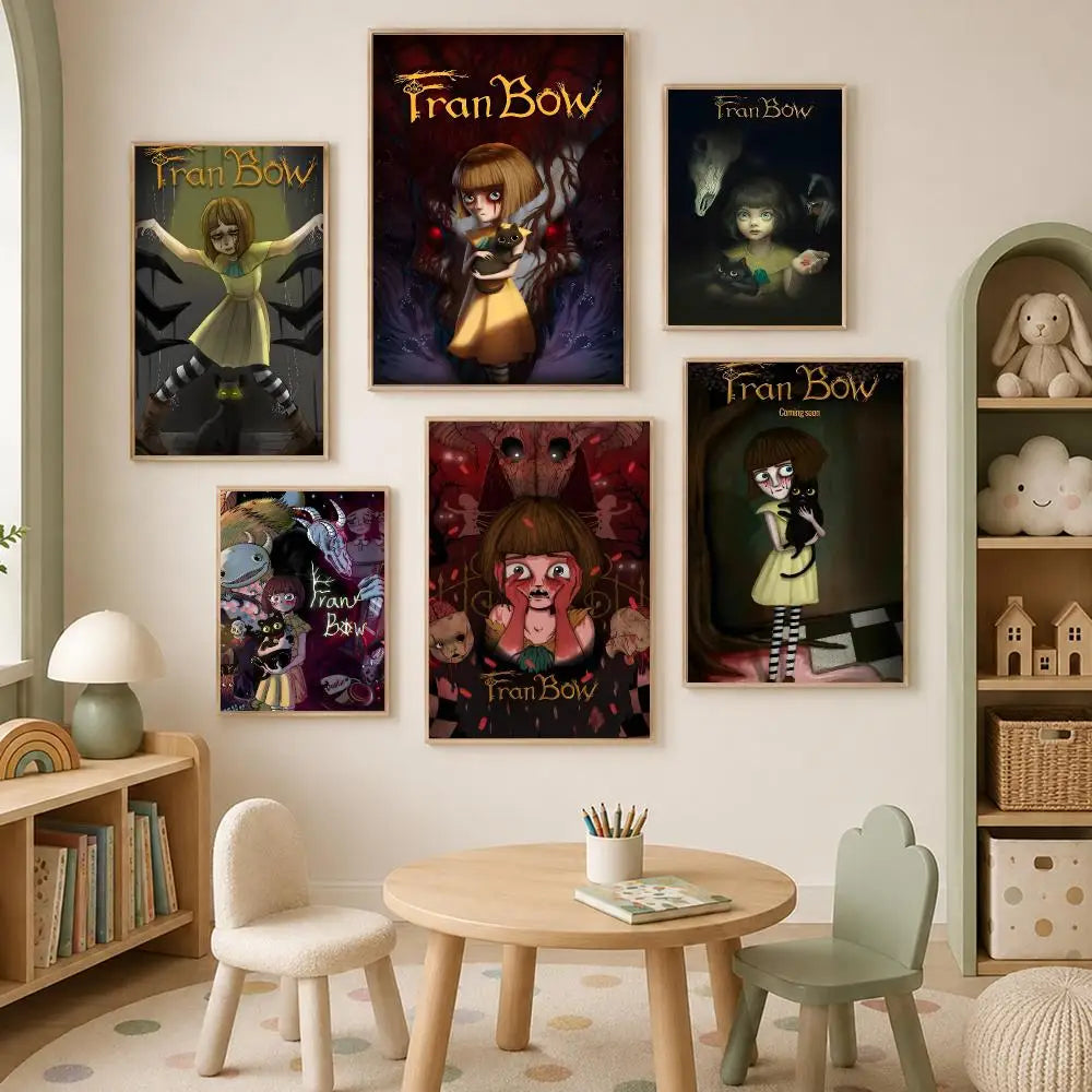 Fran Bow Self-Stick HD Wall Art Poster – Waterproof Decor Wall Art Poster Axl