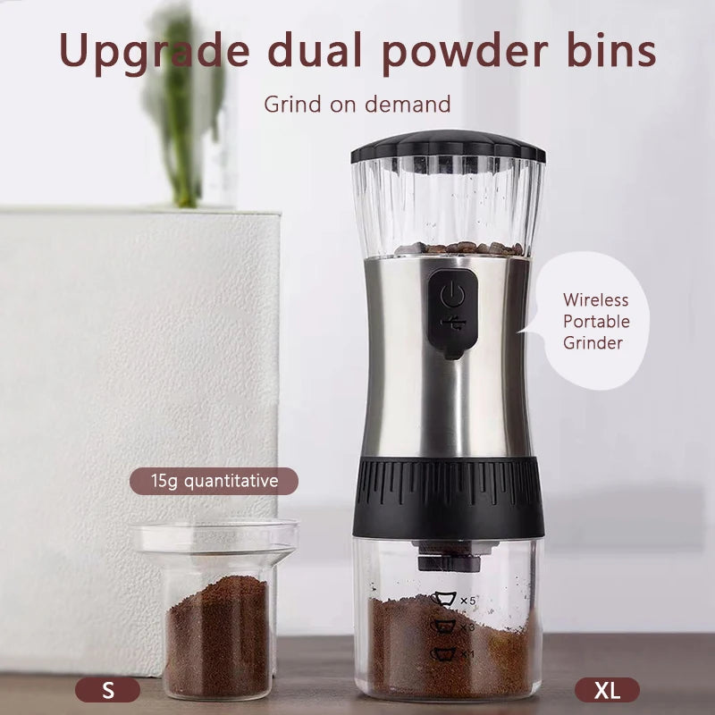 BALASHOV Electric Burr Coffee Grinder USB Rechargeable Electric Coffee Grinder Axl