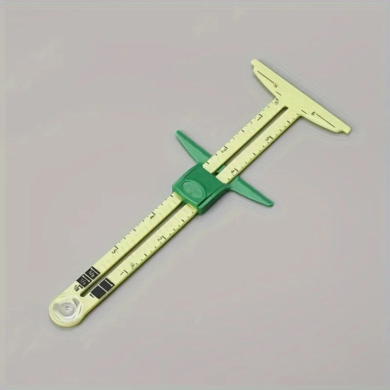 Sewing Sliding Gauge – Tailoring & Crafting Measuring Tool Sewing Measuring Gauge Axl 1pc