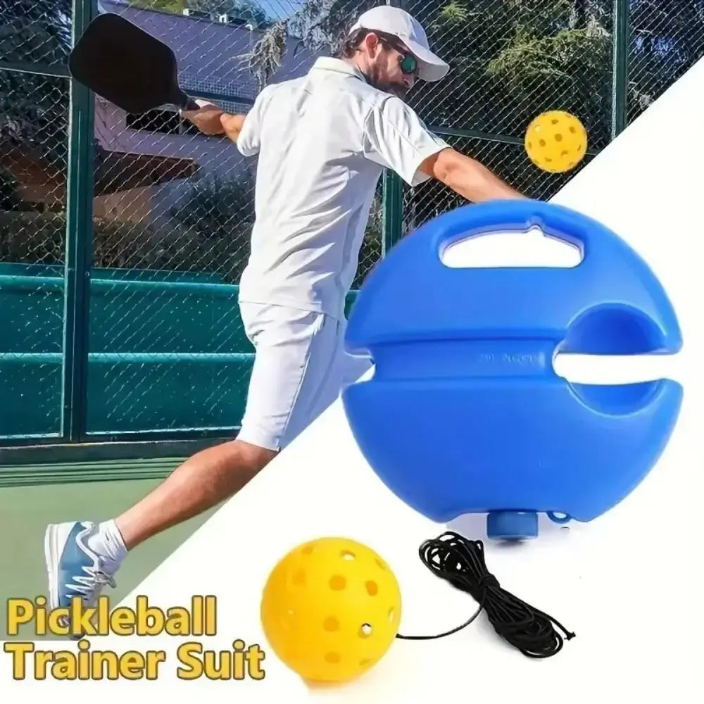 Pickleball Trainer Set – Water-Fillable Base & Elastic Rope Pickleball Trainer Axl