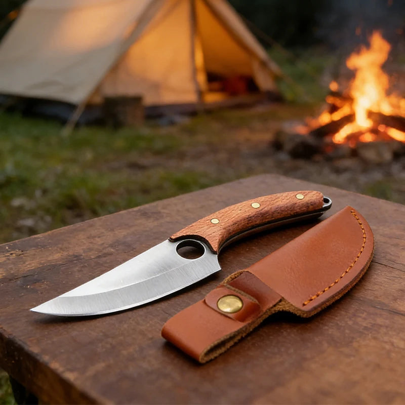 JYi 3.3" Fixed Blade Knife – EDC Camping & Hunting Knife Fixed Blade Knife Axl