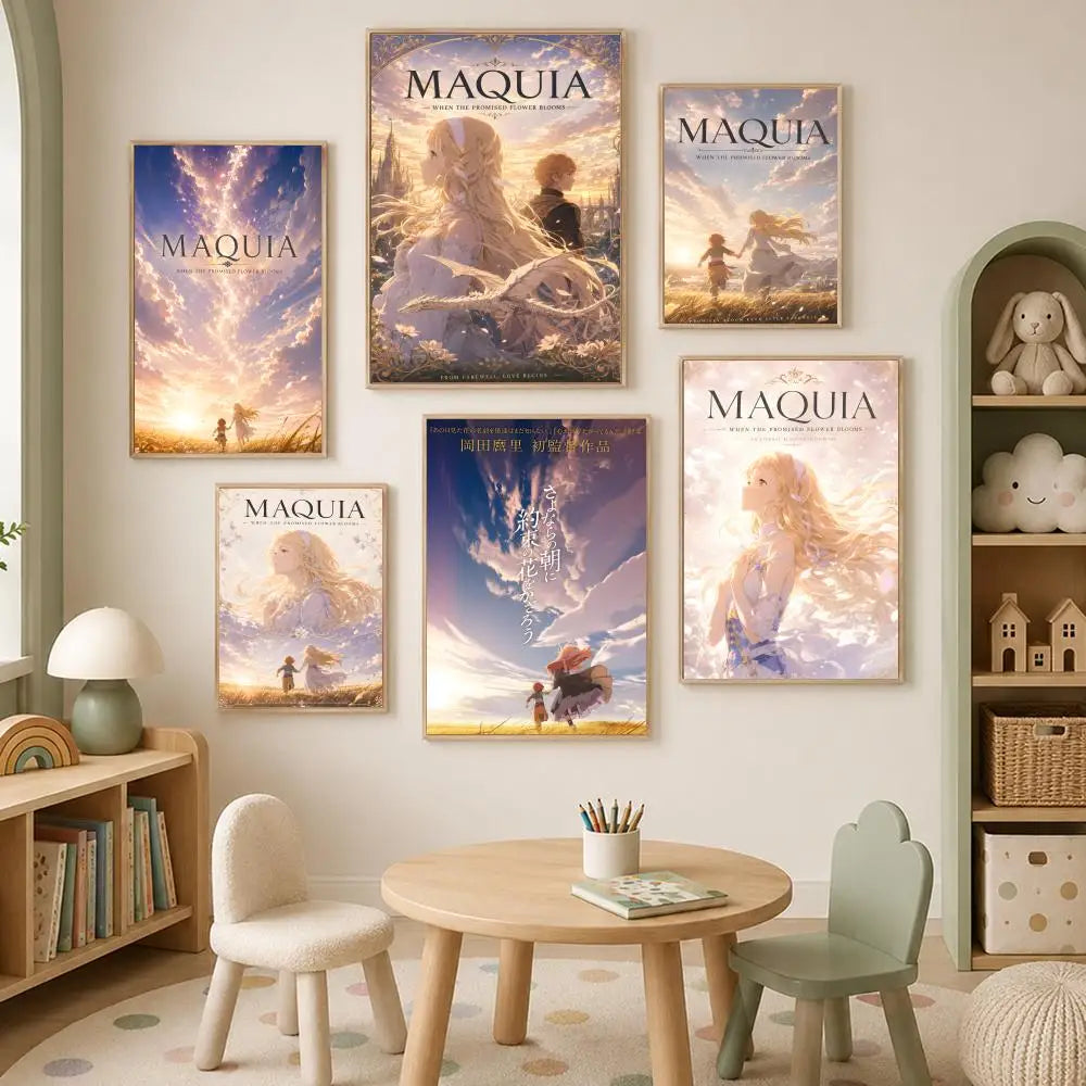 MAQUIA When the Promised Flower Blooms HD PVC Wall Poster Wall Art Poster Axl