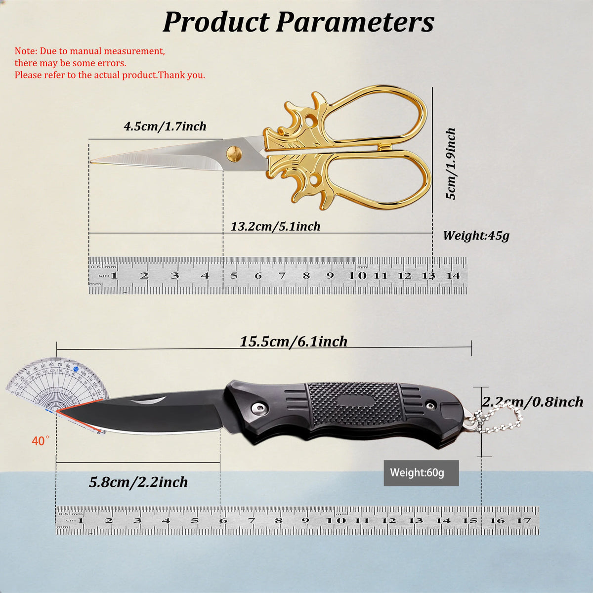 Folding Craft Knife & Embroidery Scissors – Vintage DIY Tool Folding Craft Knife Axl