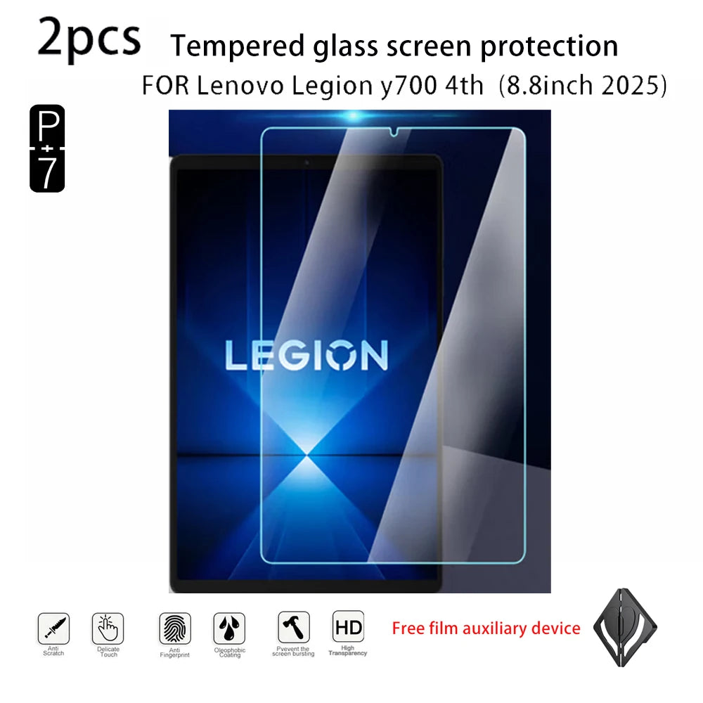 2-Pack Tempered Glass Screen Protector – Lenovo Legion Y700 8.8" Tablet Screen Protector Axl for Y700 4th 8.8inch