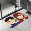 Dandadan Diatomite Bath Mat – Quick Dry & Non-Slip Anime Mat Diatomite Bath Mat Axl White2 30x45cm
