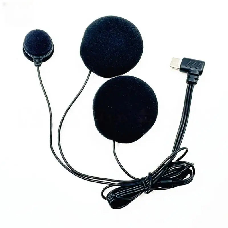 Type-C HD Noise Reduction Motorcycle Helmet Headset & Mic Helmet Headset Mic Axl