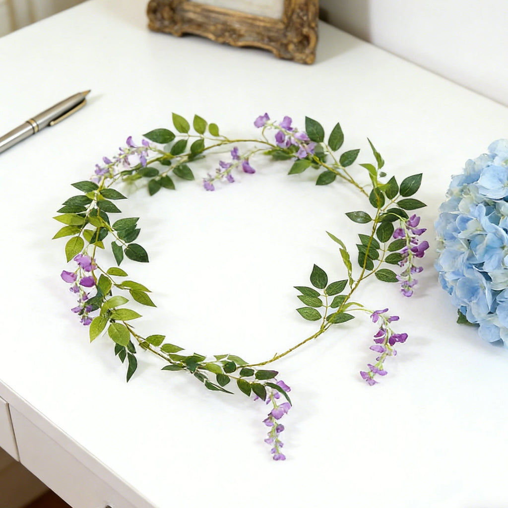 Artificial Silk Flower Vine – Wedding Arch & Wall Hanging Decor Artificial Flower Vine Axl