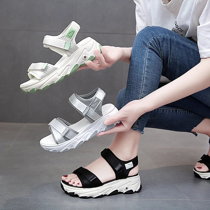Women's Non-Slip Platform Sandals | Casual Beach Sport Shoes Women's Sandals Axl