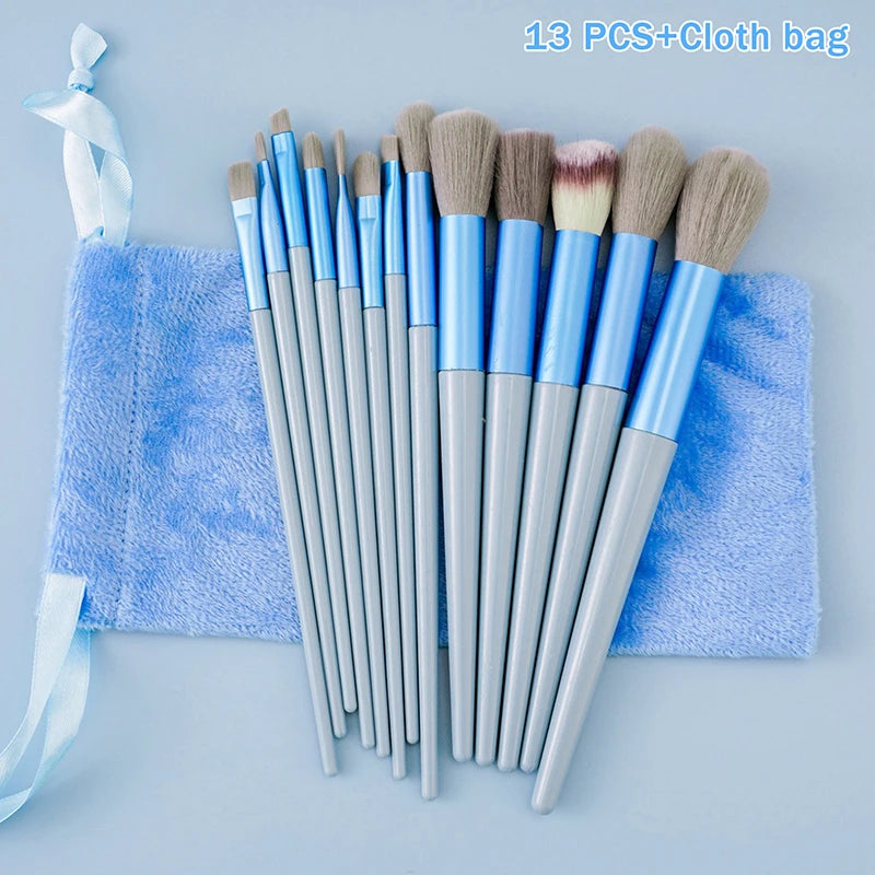 8/13 PCS Makeup Brush Set – Foundation, Powder & Eyeshadow Makeup Brush Set Axl A6