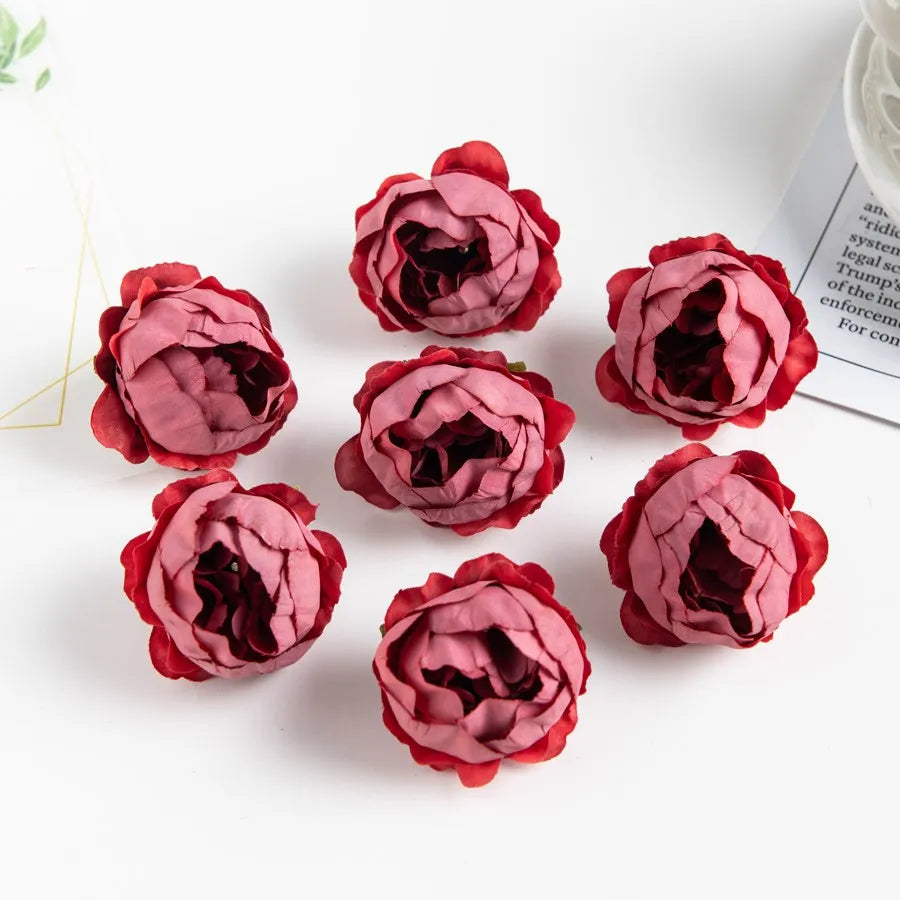 Pink Silk Peony Buds 10/50 Pcs – Artificial Flowers for Crafts Artificial Silk Flowers Axl color 11 10 pieces