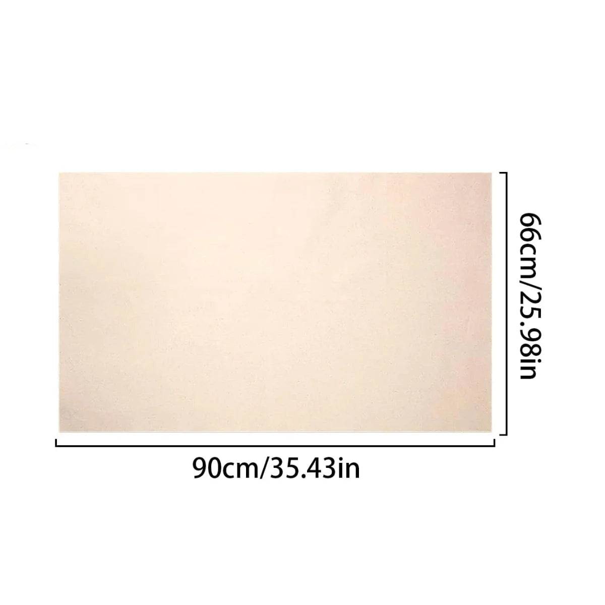 Natural Cotton Dough Proofing Cloth – Reusable Baker's Couche Dough Proofing Cloth Axl 66x90cm