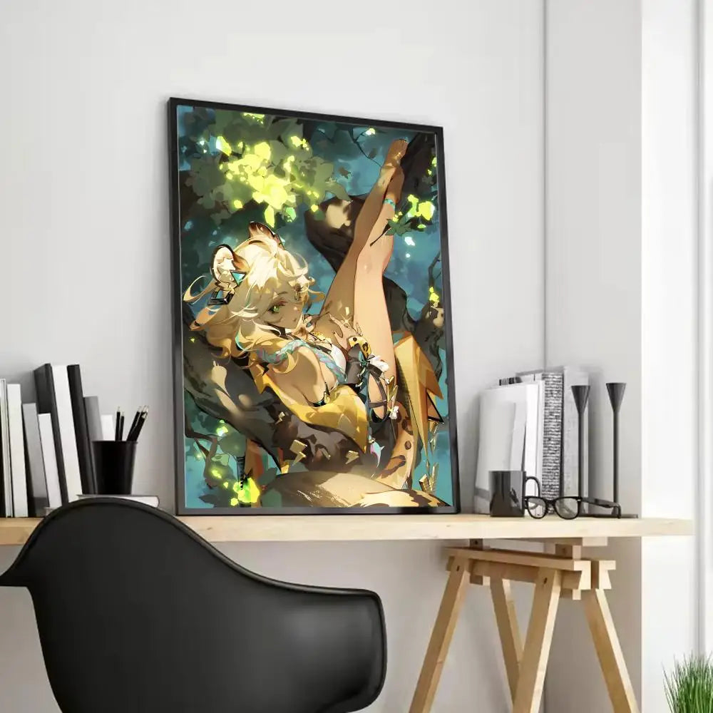 Xilonen Game Canvas Poster – Unframed Wall Art | Home Décor Canvas Wall Art Axl Black11 30X40cmFrameless