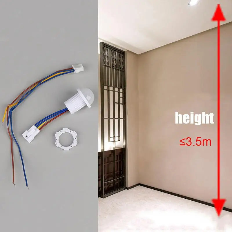 PIR Motion Sensor Switch 110V 220V – Auto Infrared Light Motion Sensor Switch Axl