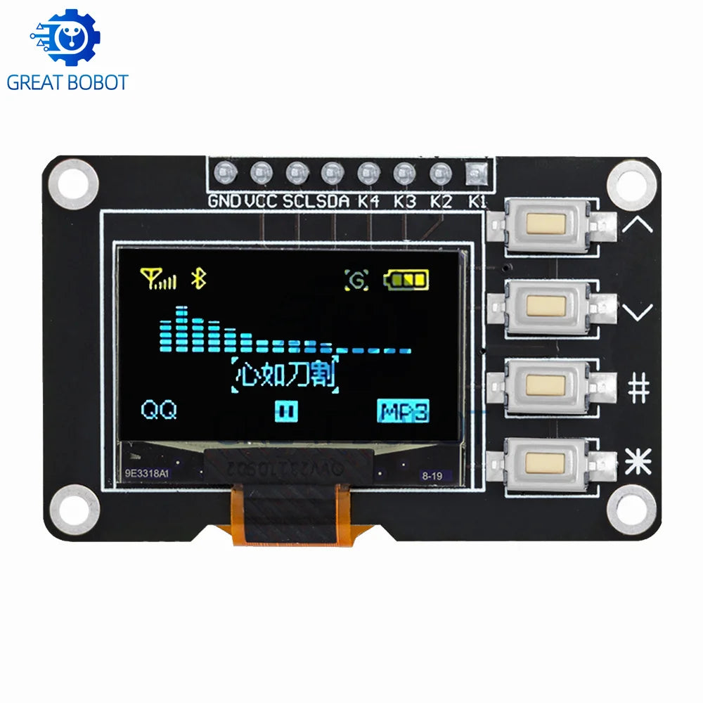0.96" OLED Display Module 128x64 I2C SSD1315 for Arduino OLED Display Module Axl