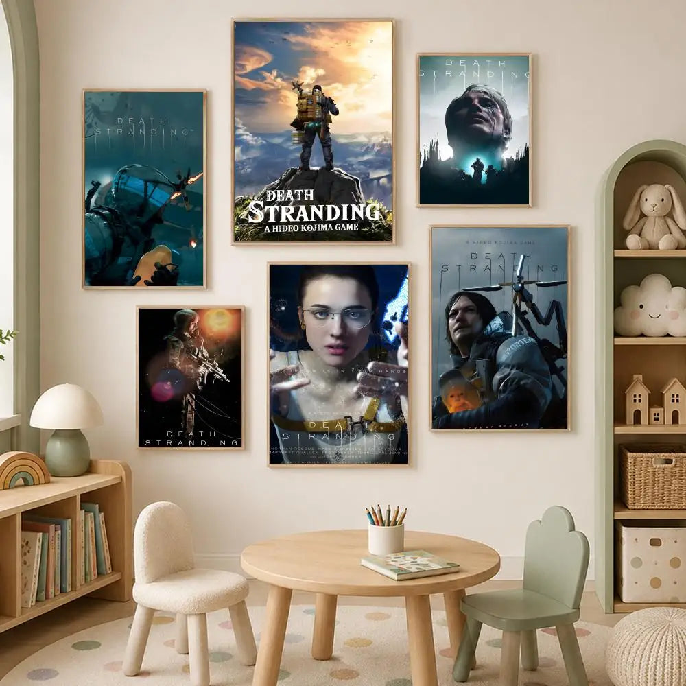 Death Stranding PVC Wall Poster – Self-Stick HD Game Decor Gaming Wall Poster Axl