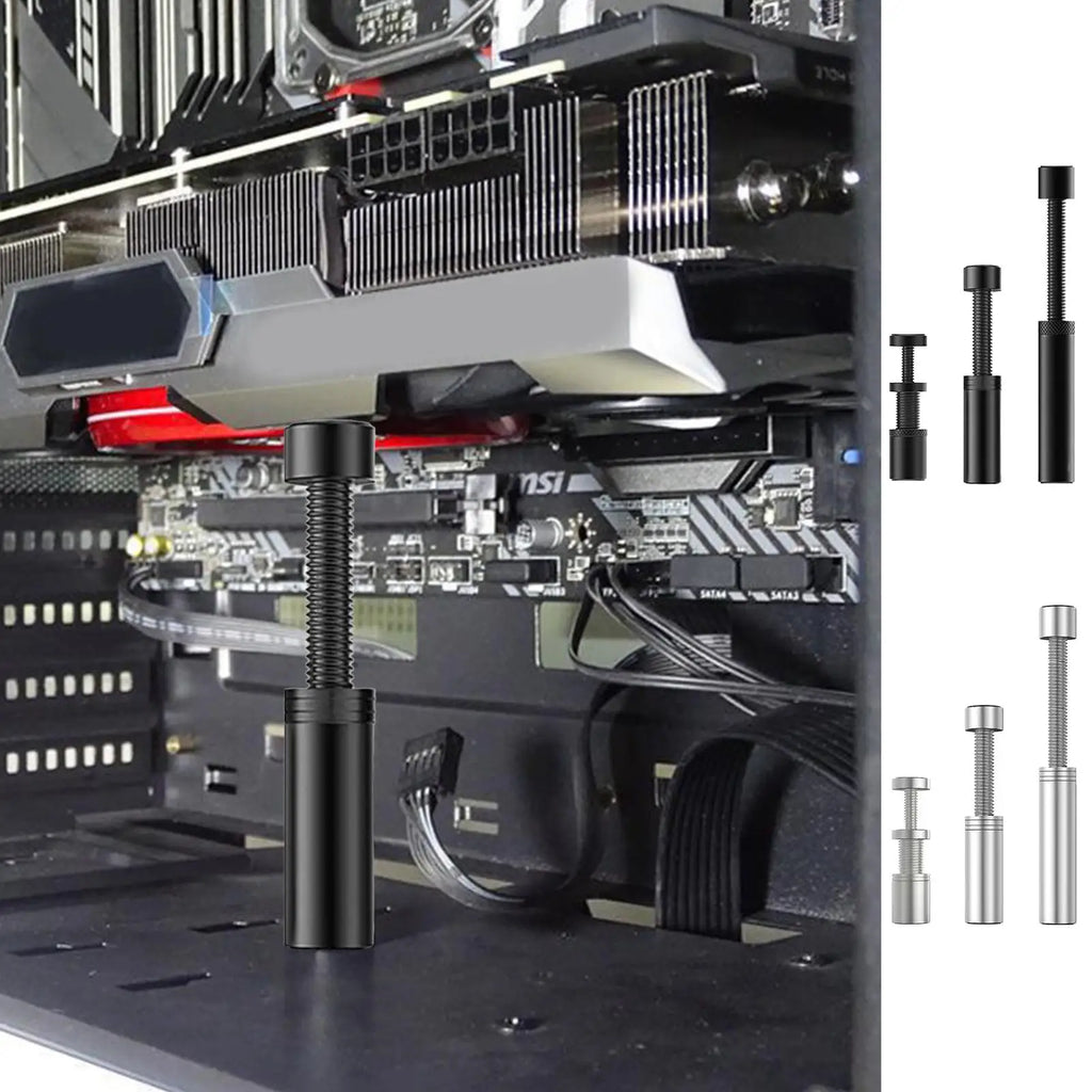 Aluminum Alloy GPU Support Bracket – Anti-Sag Video Card Brace GPU Support Bracket Axl
