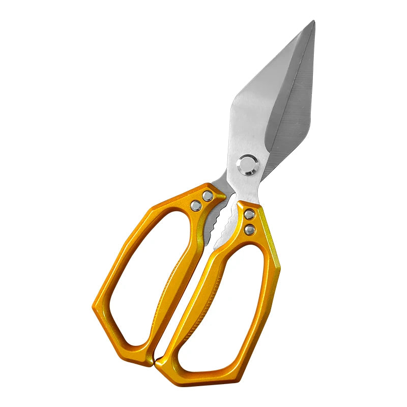 Stainless Steel Kitchen Shears – Heavy-Duty Meat & Poultry Scissors Kitchen Shears Axl golden