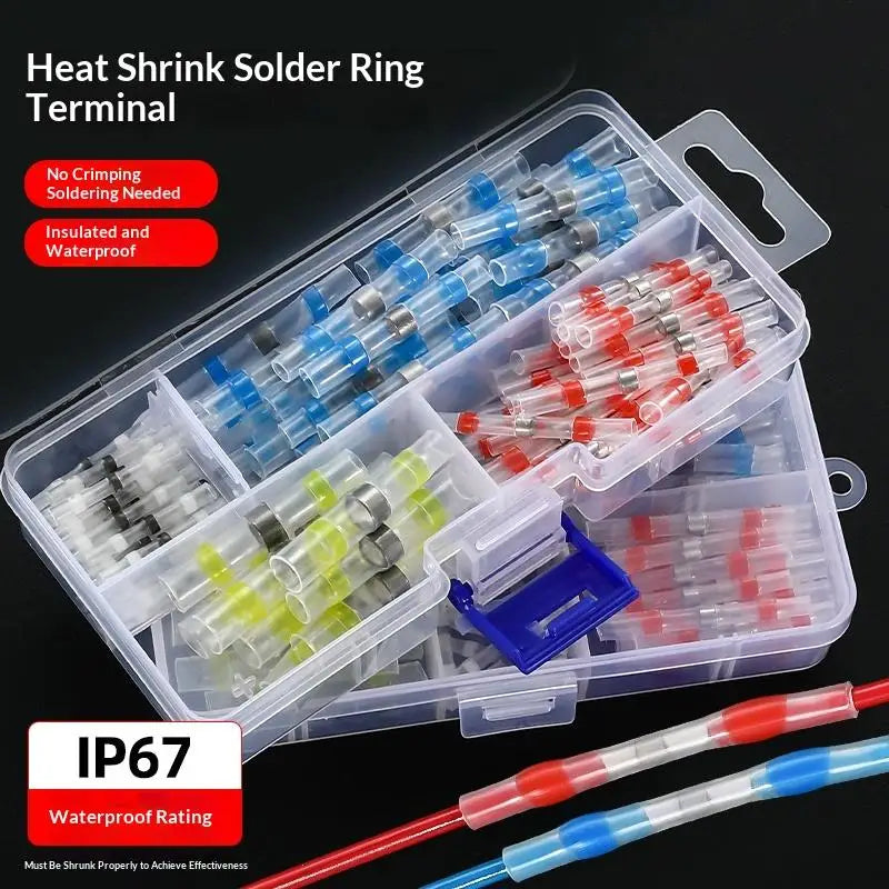 Waterproof Solder Seal Heat Shrink Wire Connectors 50–100Pcs Wire Connectors Axl