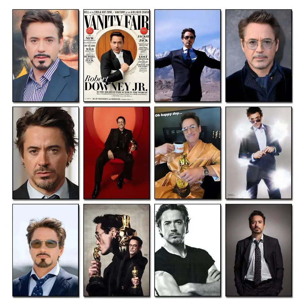 Robert Downey Jr HD Wall Poster – Aesthetic Home Decor Art Wall Art Poster Axl