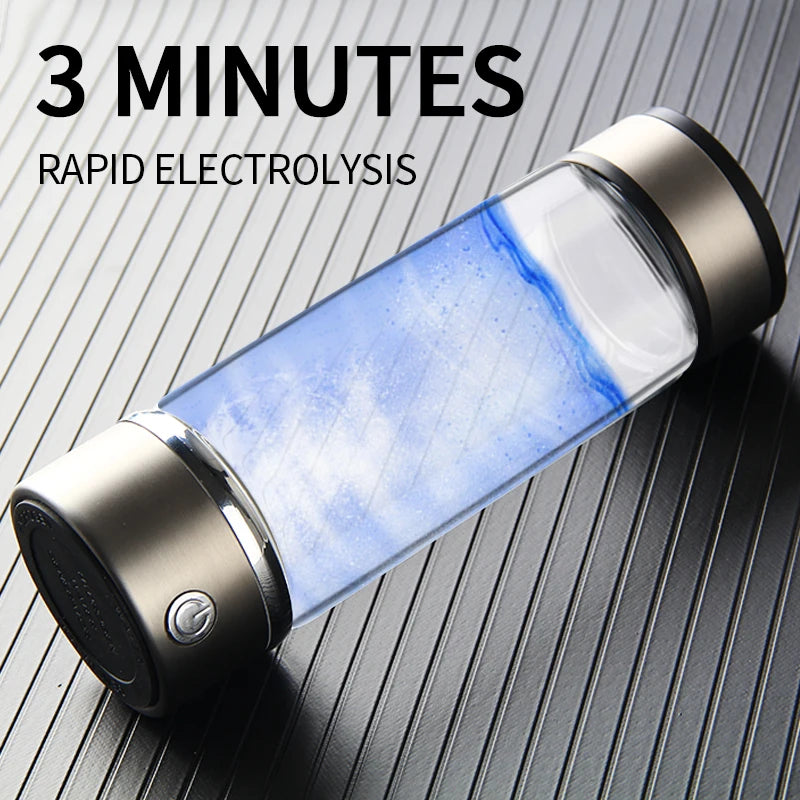 Hydrogen Water Generator Bottle – Portable Alkaline Ionizer Hydrogen Water Bottle Axl