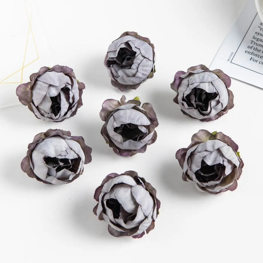 Pink Silk Peony Buds 10/50 Pcs – Artificial Flowers for Crafts Artificial Silk Flowers Axl color 5 50 pieces
