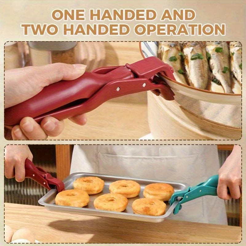Silicone Non-Slip Pot Pan Gripper Clip – Heat Resistant Bowl Holder Pot Gripper Clip Axl