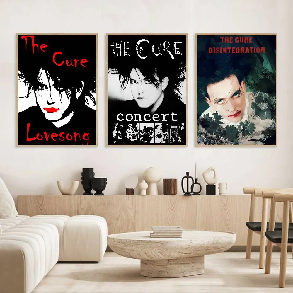 Rock Band HD Music Poster – Self-Adhesive Waterproof Wall Decor Music Wall Poster Axl