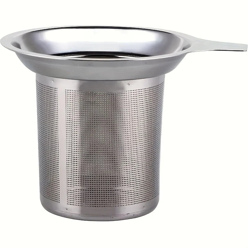 Stainless Steel Tea Filter – Single Mesh Loose Leaf Strainer Tea Strainer Axl Stainless Steel