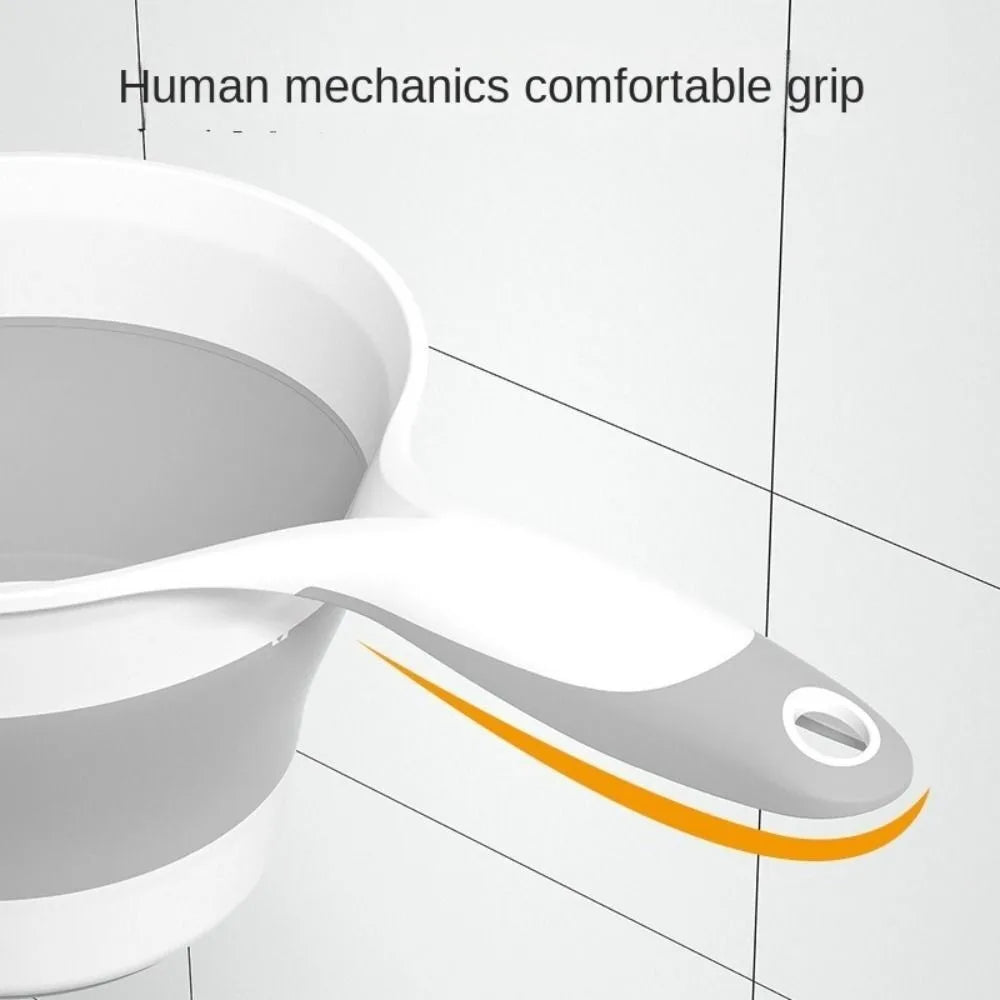 Collapsible Long Handle Water Scoop – Foldable Bath & Kitchen Ladle Folding Water Scoop Axl