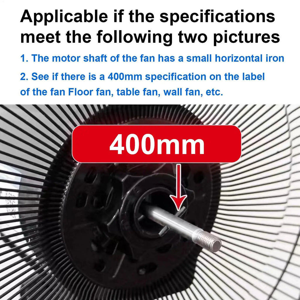Fan Blade Replacement with Nut Cover – 12, 14 & 16 Inch Fan Blade Replacement Axl
