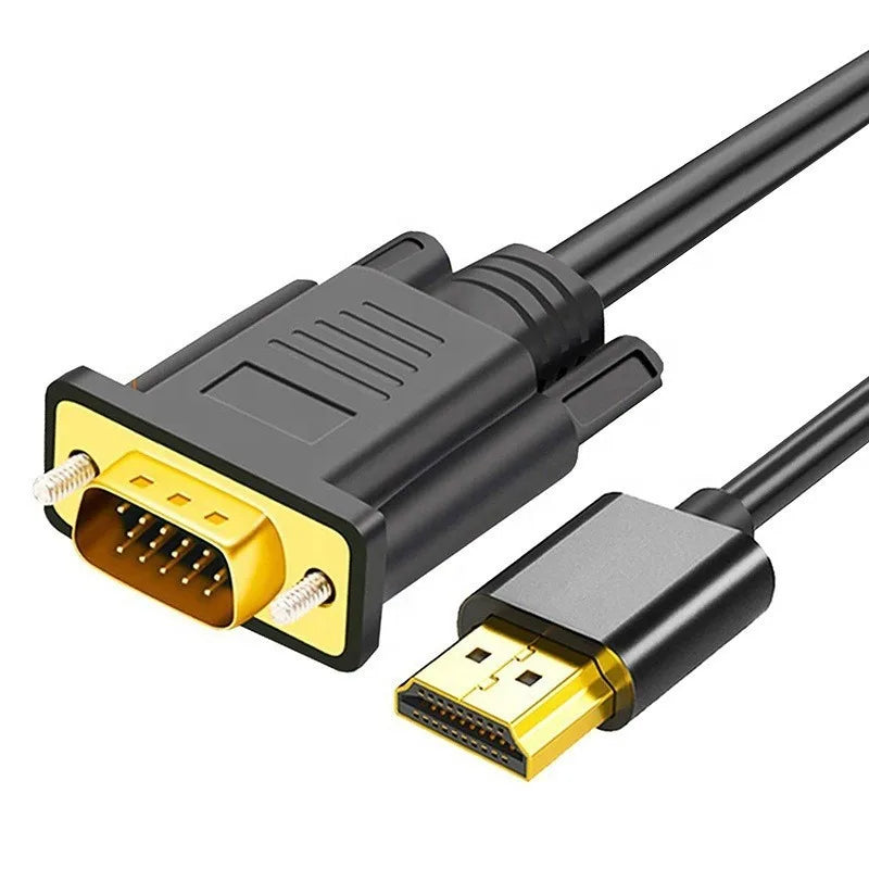HDMI to VGA Cable Adapter 1080P 60Hz – Digital to Analog HDMI VGA Adapter Cable Axl