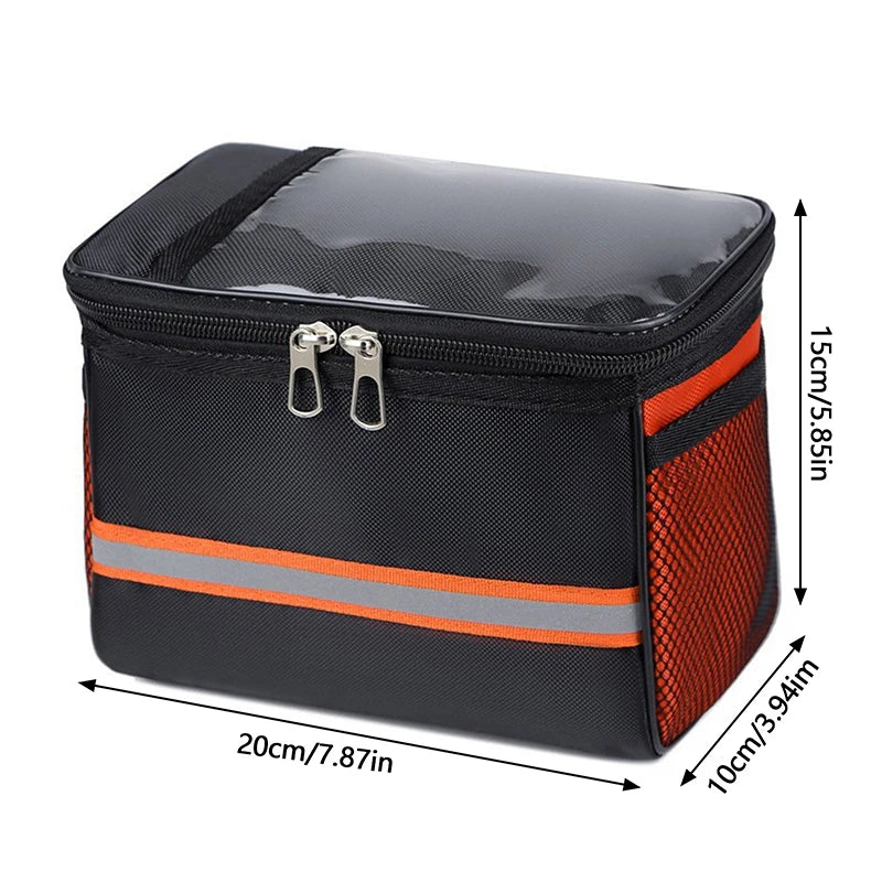Waterproof Bike Handlebar Bag – Reflective Front Frame Pannier Bicycle Handlebar Bag Axl
