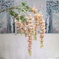 Artificial Wisteria Hanging Flower Strings – 6 Stem Wall Decor Artificial Hanging Flowers Axl coffee