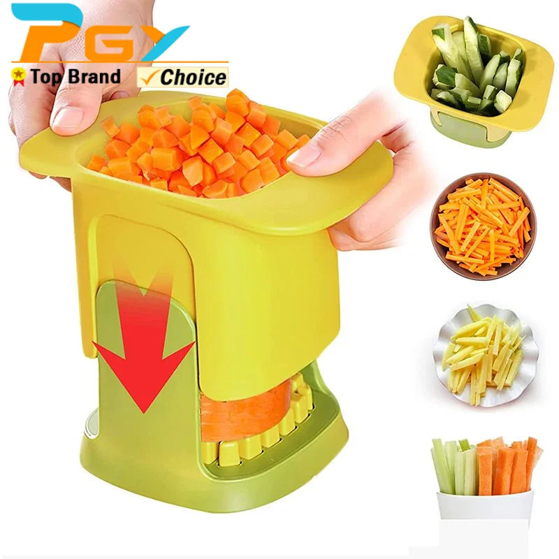 2-in-1 Vegetable Chopper & Dicer – Potato, Onion, Carrot Vegetable Chopper Axl
