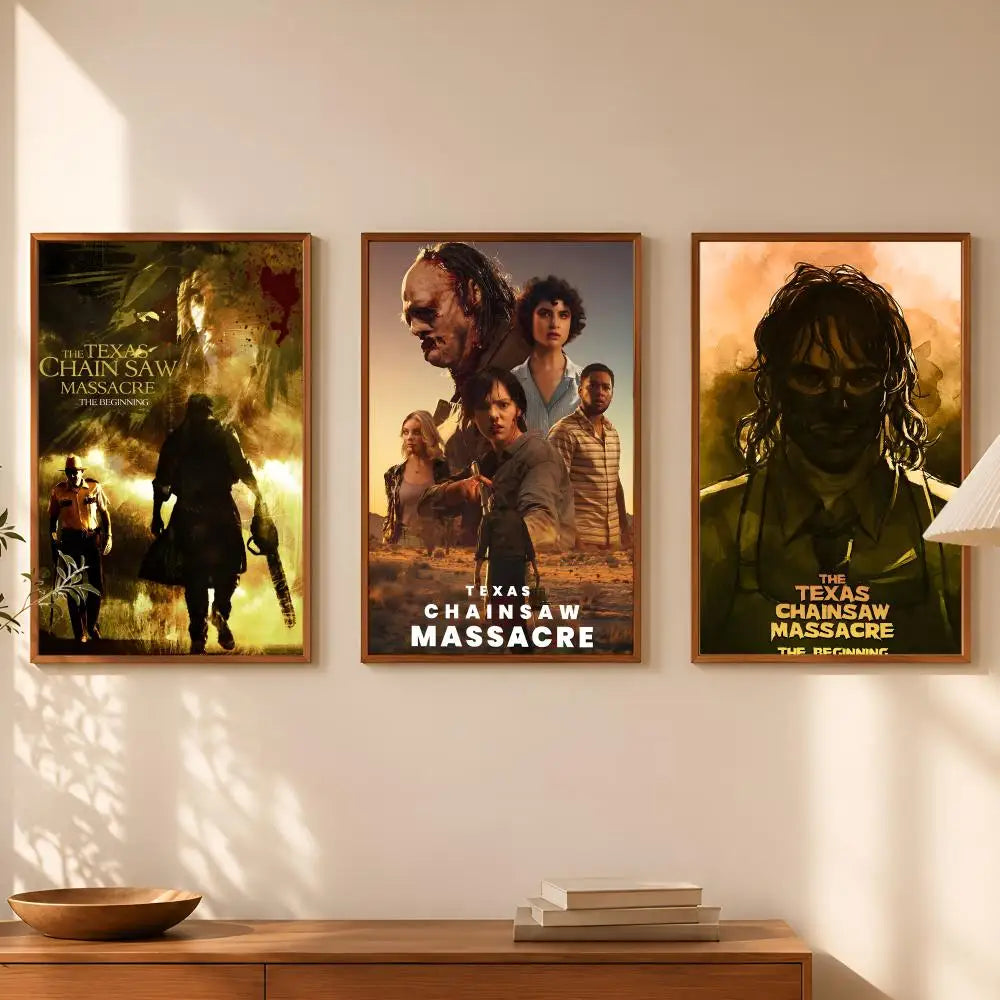 Texas Chainsaw Massacre HD PVC Self-Stick Wall Art Poster Wall Art Poster Axl