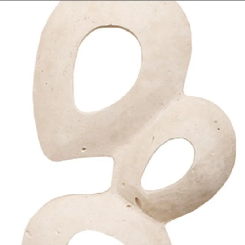 Modern Geometric Sculpture – Luxury Travertine Home Ornament Decorative Sculpture Axl