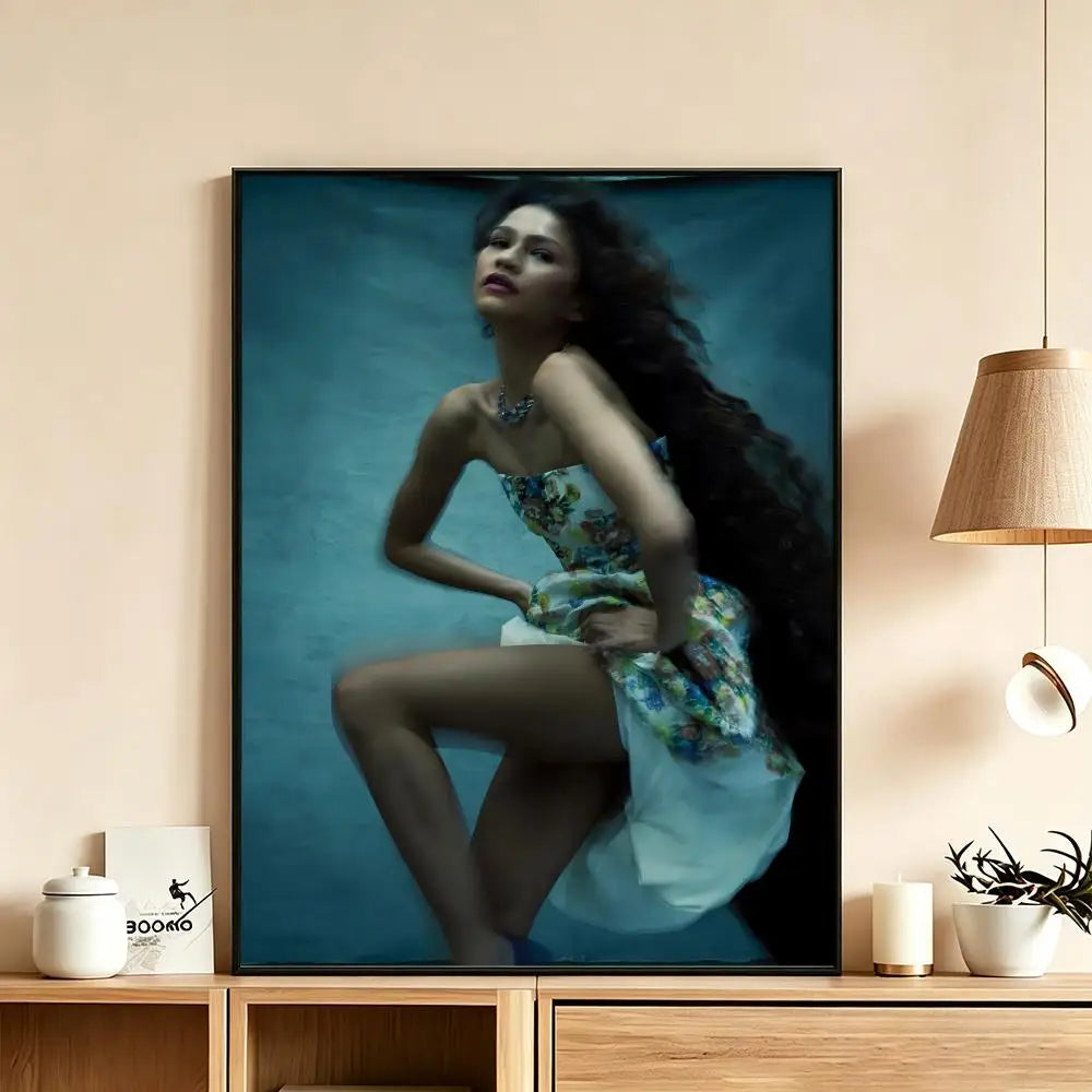 Zendaya HD Art Poster – Waterproof Sticky Wall Decor Wall Art Poster Axl
